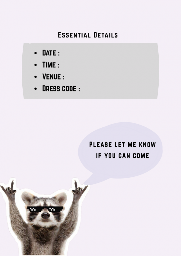Birthday Party Invitation for Teenagers - Image 5