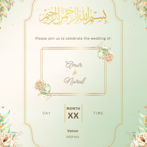 Islamic Wedding Template