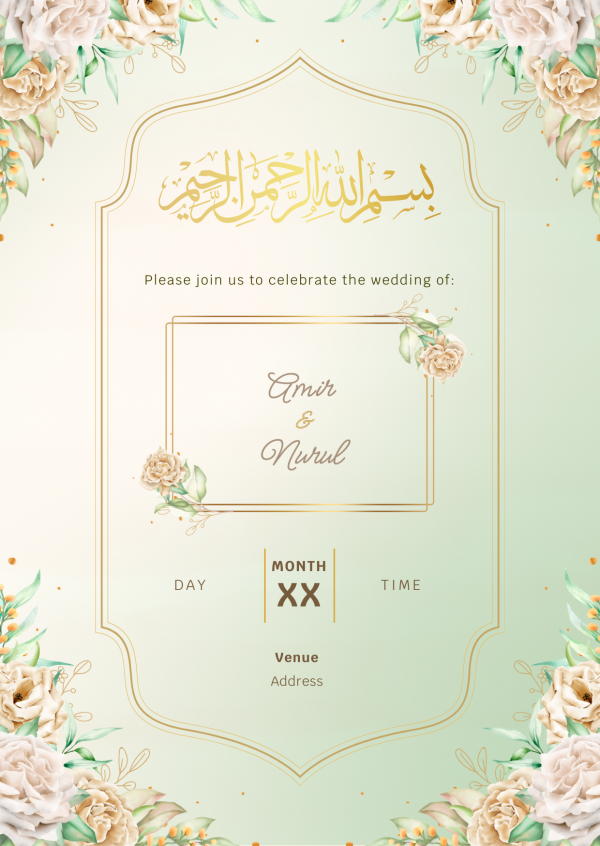 Islamic Wedding Template