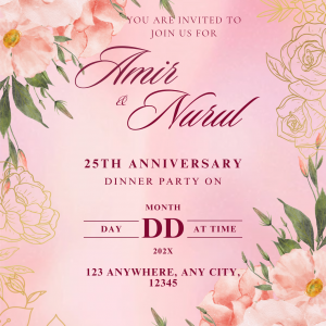 Anniversary Celebration Design
