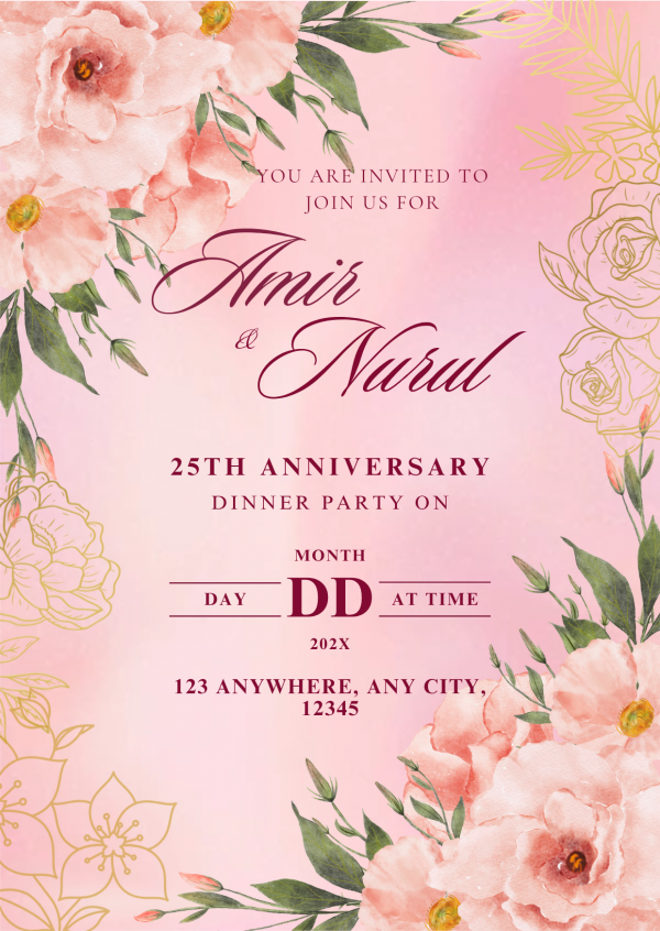 Anniversary Celebration Design