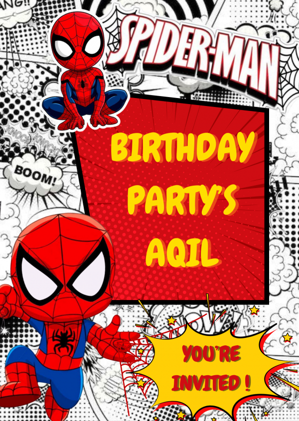 Birthday Party Invitation for Kids - Image 3