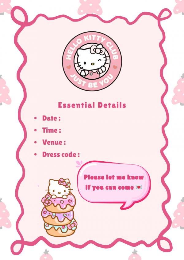Birthday Party Invitation for Kids - Image 2